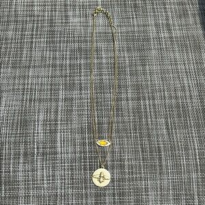 Gold Bee Pendant Necklace